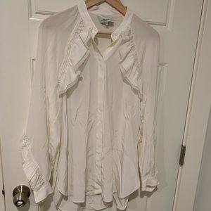 NWOT Phillip Lim cream silk blouse